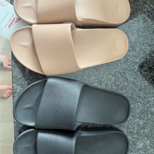 Two pairs of Archie sandals